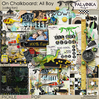 On Chalkboard: All Boy Collection