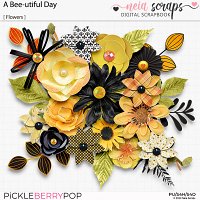 A Bee-utiful Day - Flowers - by Neia Scraps