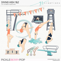 Diving High1and2 Layered Templates (CU)