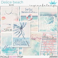 DELICE BEACH CARDS