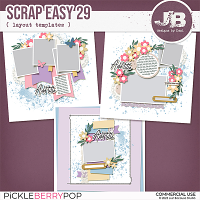 {CU} Scrap Easy 29 Templates by JB Studio