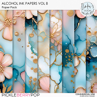 CU Alcohol Ink Papers Vol 8 by Ilonka's Designs