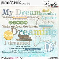 Lucid Dreaming-Word art