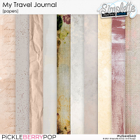 My Travel Journal (papers) by Simplette