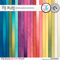 Fly Away Ombre Papers & Cardstocks by JB Studio and Cindy Ritter