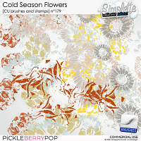 Cold Season Flowers (CU brushes and stamps) 179 by Simplette