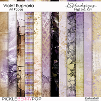 Violet Euphoria Art Papers