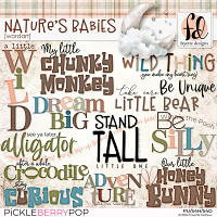 Nature's Babies: WordArt