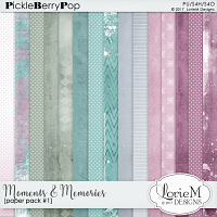 Moments and Memories Paper Pack #1