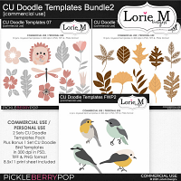 CU Doodle Templates Bundle 2