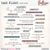 TAKE FLIGHT | some words by Bellisae