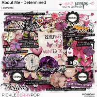 About Me: Determined - Elements - by Neia Scraps