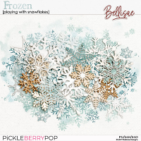 FROZEN | playing with snowflakes by Bellisae