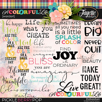 A Colorful Life: WordArt