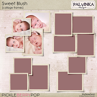 Sweet Blush Collage Frames