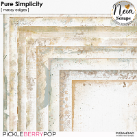 Pure Simplicity - Messy Edges - by Neia Scraps
