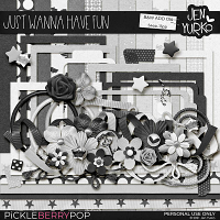 Just Wanna Have Fun Black & White Add On