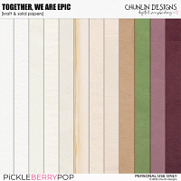 Together, we are epic - Kraft & solid papers