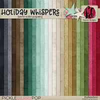 Holiday Whispers: Semi-Solid Papers