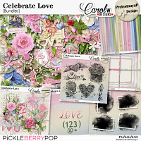 Celebrate love Bundle by PrelestnayaP Design and CarolW Designs