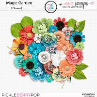 Magic Garden -  Flowers - by Neia Scraps & JB Studio