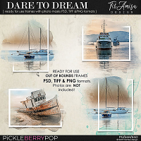 Dare To Dream ~ Out Of Bounds photo masks by Tiramisu design  