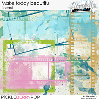 Make today beautiful (stamps) by Simplette