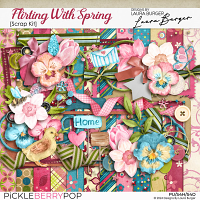 Flirting With Spring Scrap Kit - Designs by Laura Burger 