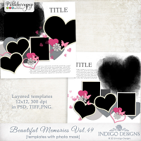 Beautiful Memories Templates Vol.49 by Indigo Designs  