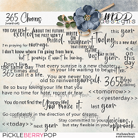 365 Chances {Word Art}