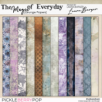 The Magic of Everyday Grunge Papers - Design By Laura Burger 