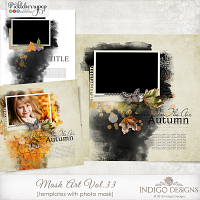 MaskArt Template 2in1 Vol.33 by Indigo Designs