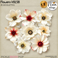 Flowers VOL58 - CU - by Neia Scraps