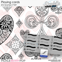 Playing Cards (CU brushes) 247 by Simplette