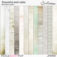 Peaceful and calm-Blended paper