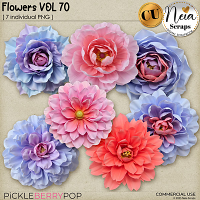 Flowers VOL70 - CU - by Neia Scraps