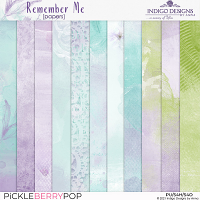 Remember Me Papers Pack by Indigo Designs by Anna