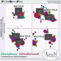 CHristmas Wonderland Sketch Templates