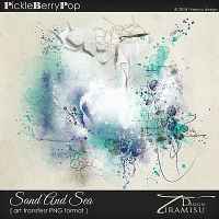 Sand And Sea ~ art transfers by Tiramisu design