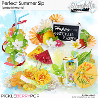 Perfect Summer Sip (embellishments)