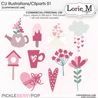 CU Illustrations / Cliparts 01