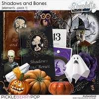 Shadows and Bones (elements) pack 1 by Simplette