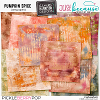 Pumpkin Spice Artsy Papers by JB Studio and Aimee Harrison Designs