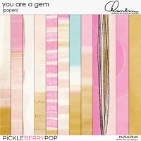 You are a gem - artsy papers