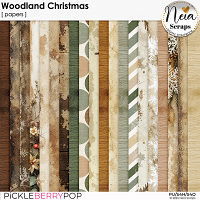 Woodland Christmas -  Papers - by Neia Scraps