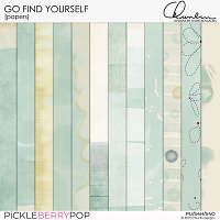 Go find yourself - textured papers