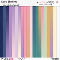 Keep Shining - Solid & Ombre Papers - by Neia Scraps