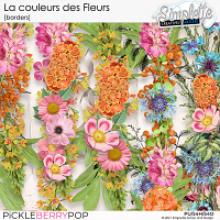 La couleur des Fleurs (borders) by Simplette