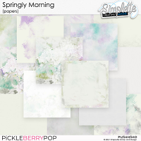 Springly Morning (papers) by Simplette