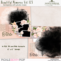 Beautiful Memories Templates Vol.123 by Indigo Design by Anna